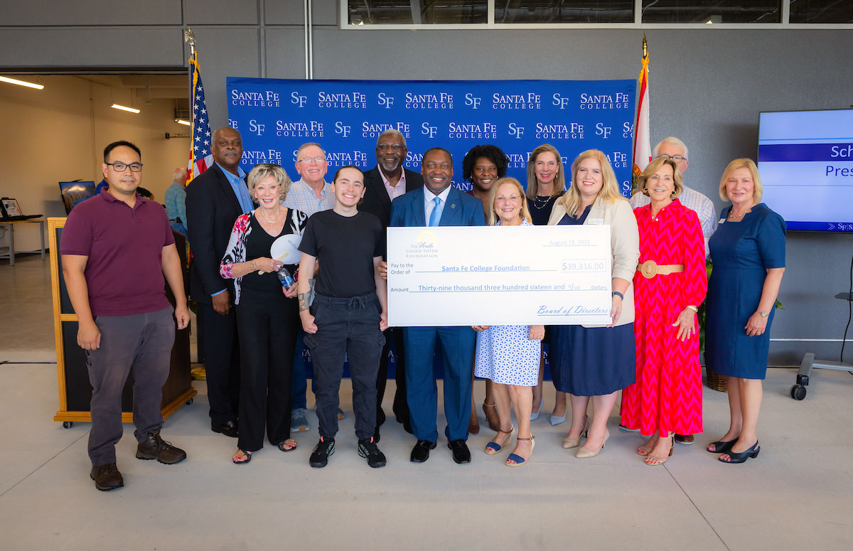 Santa Fe State College Check Presentation